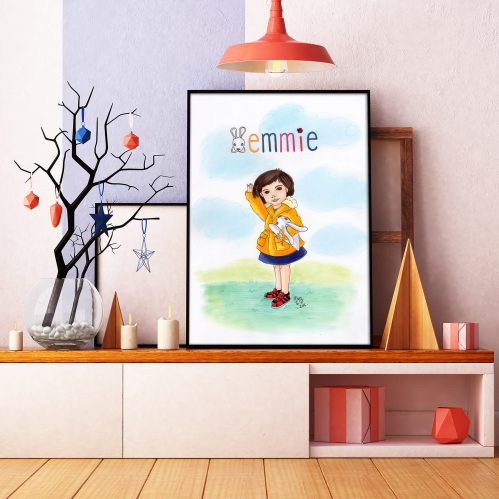 Emmie et son lapin