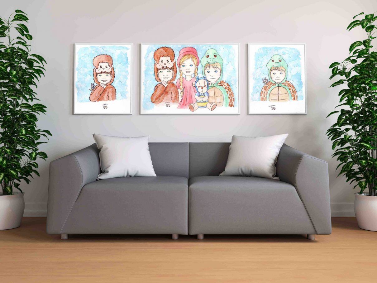 Famille doudou au complet